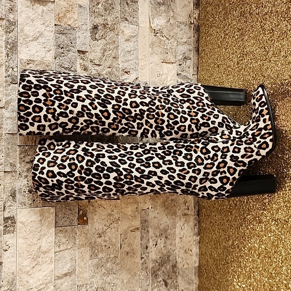 MARC JACOB LEOPARD PRINT HEELED BOOTS, NEVER WORN SIZE 36 MADE IN ITALY - Picture 5 of 8